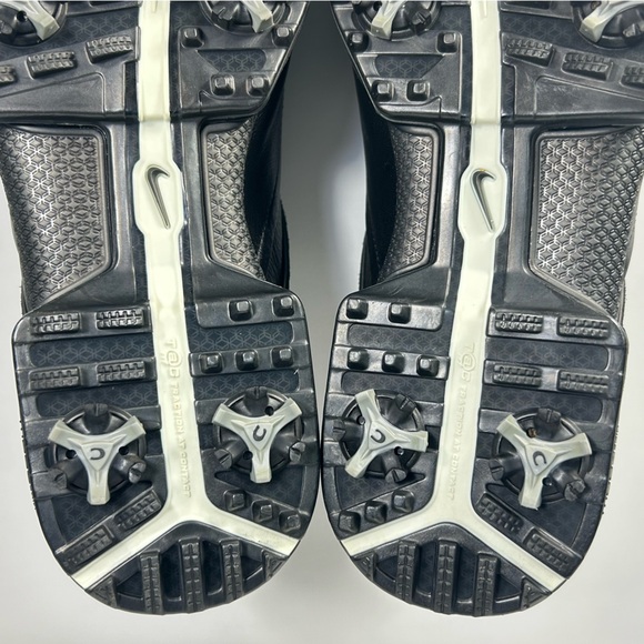 Nike Touring Premium Golf Black Leather Shoe 379221-091; Mens 9.5 Wide; Like New - Picture 15 of 16